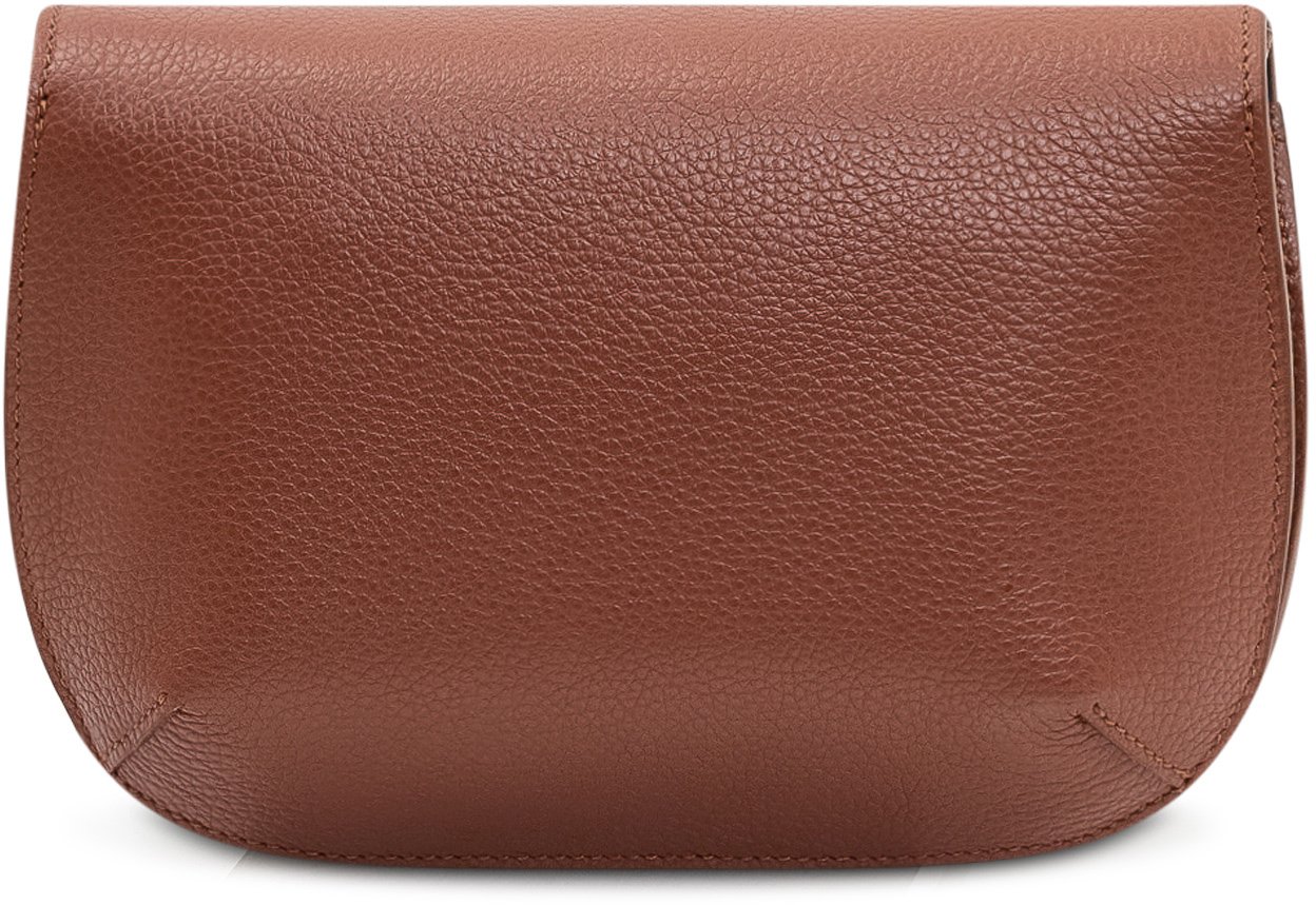 Ferragamo Borsa Lizzy con Patta e Chiusura in Metallo Beige