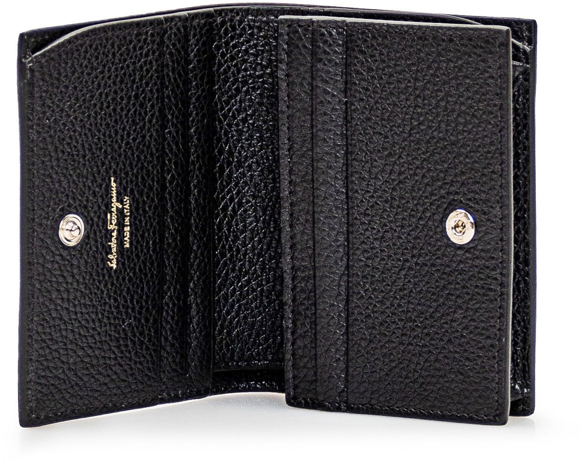 Ferragamo Portafoglio Gancini Zwart