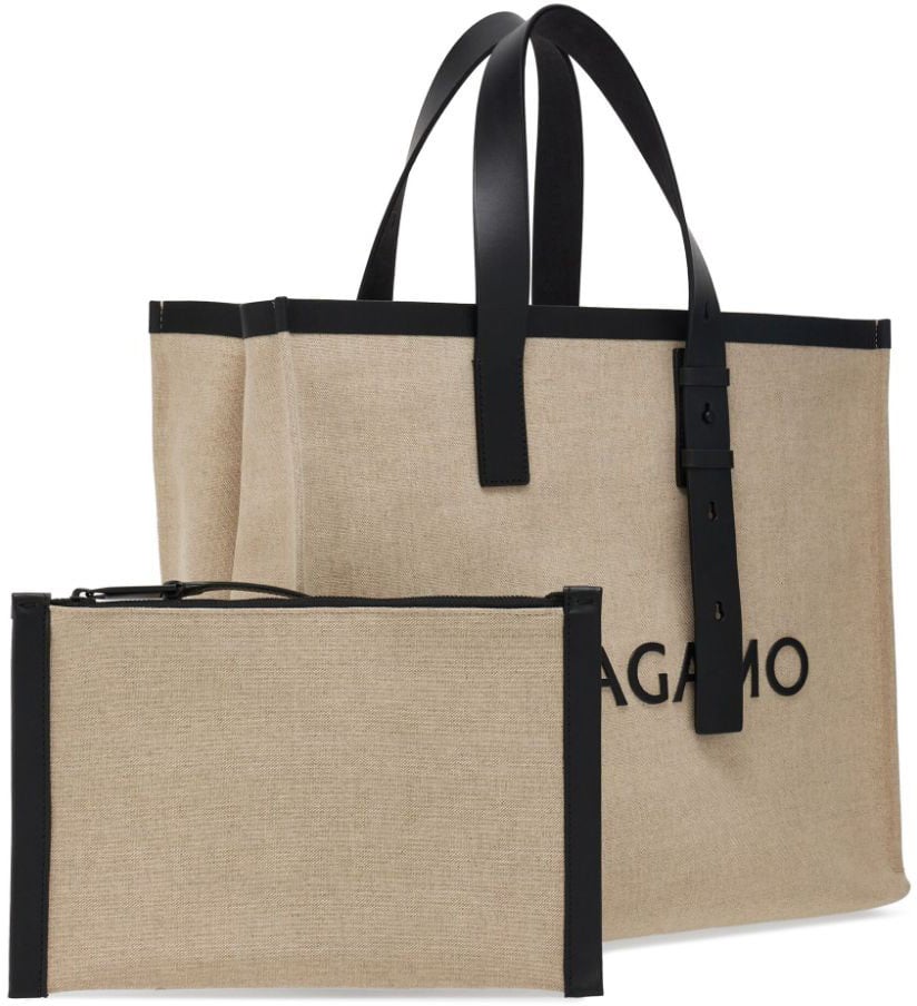 Ferragamo Bags Beige Beige