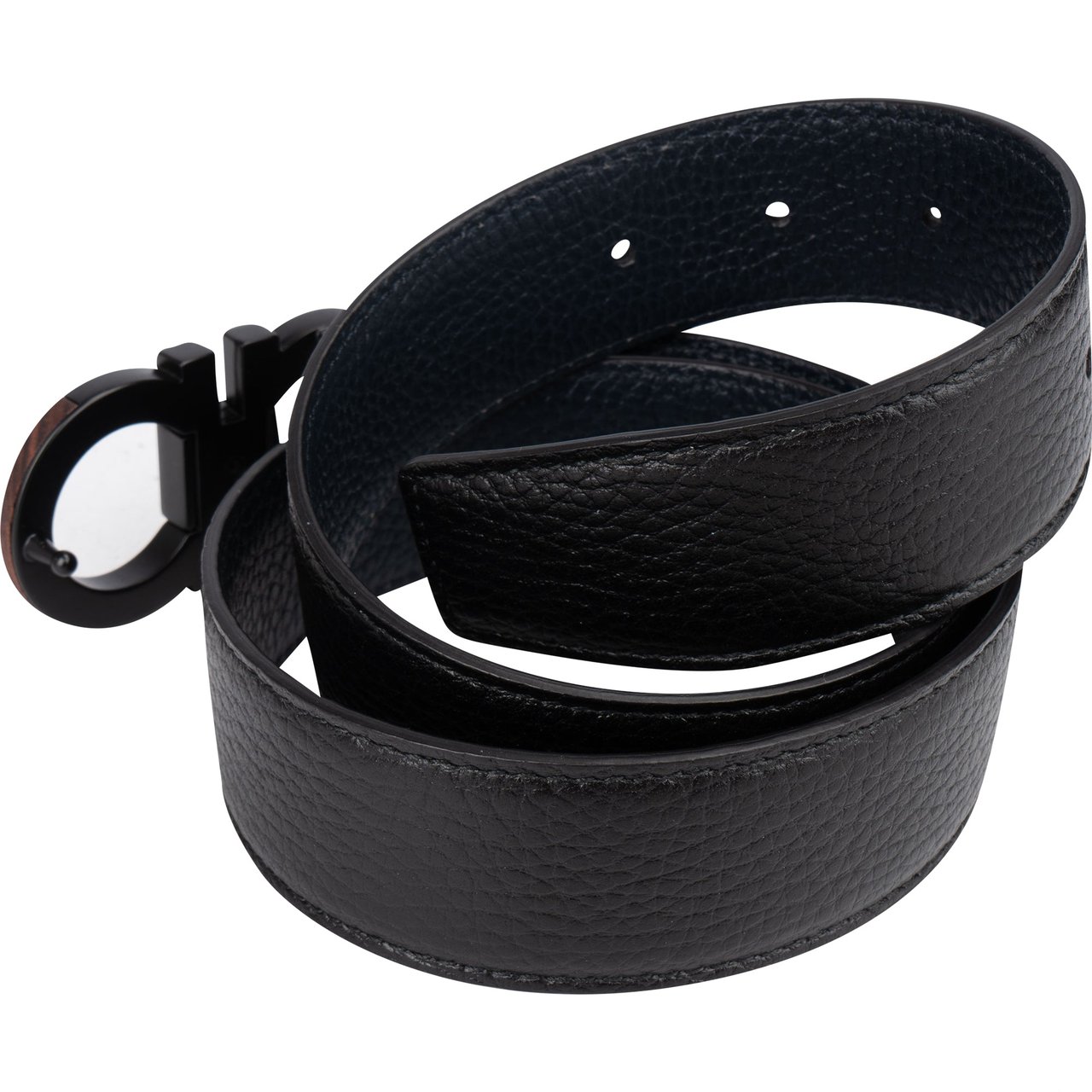 Ferragamo Ferragamo Reversible Wood Belt Divers
