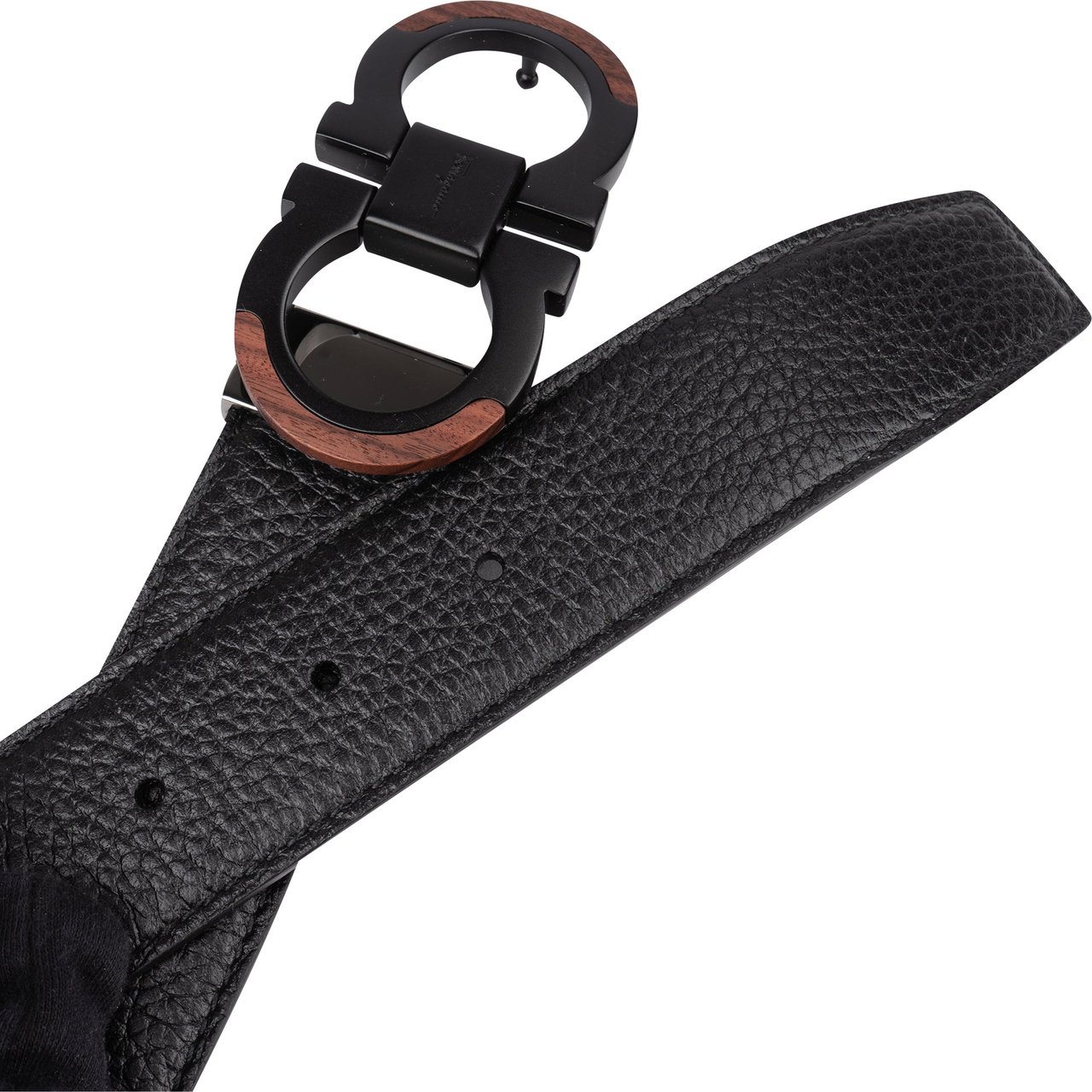 Ferragamo Ferragamo Reversible Wood Belt Divers
