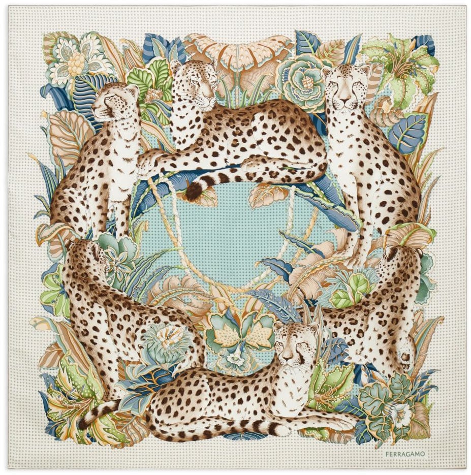 Ferragamo Scarfs Green Groen