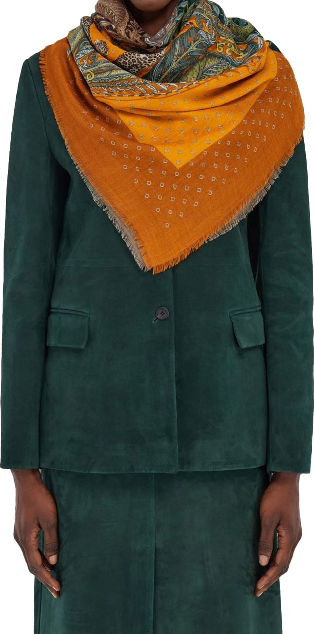 Ferragamo Scarfs Green Groen