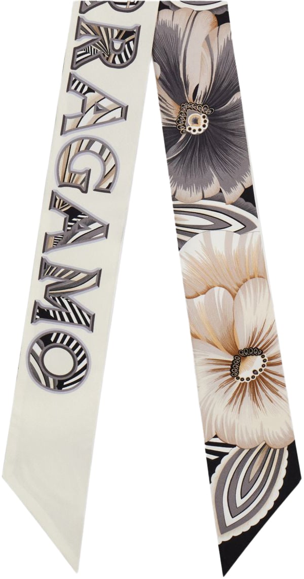 Ferragamo Scarfs Ivory Wit