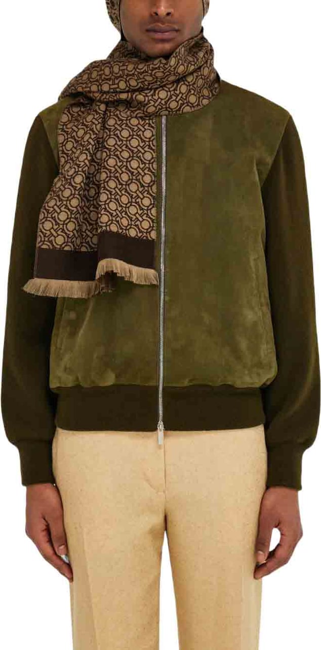 Ferragamo Scarfs Brown Beige