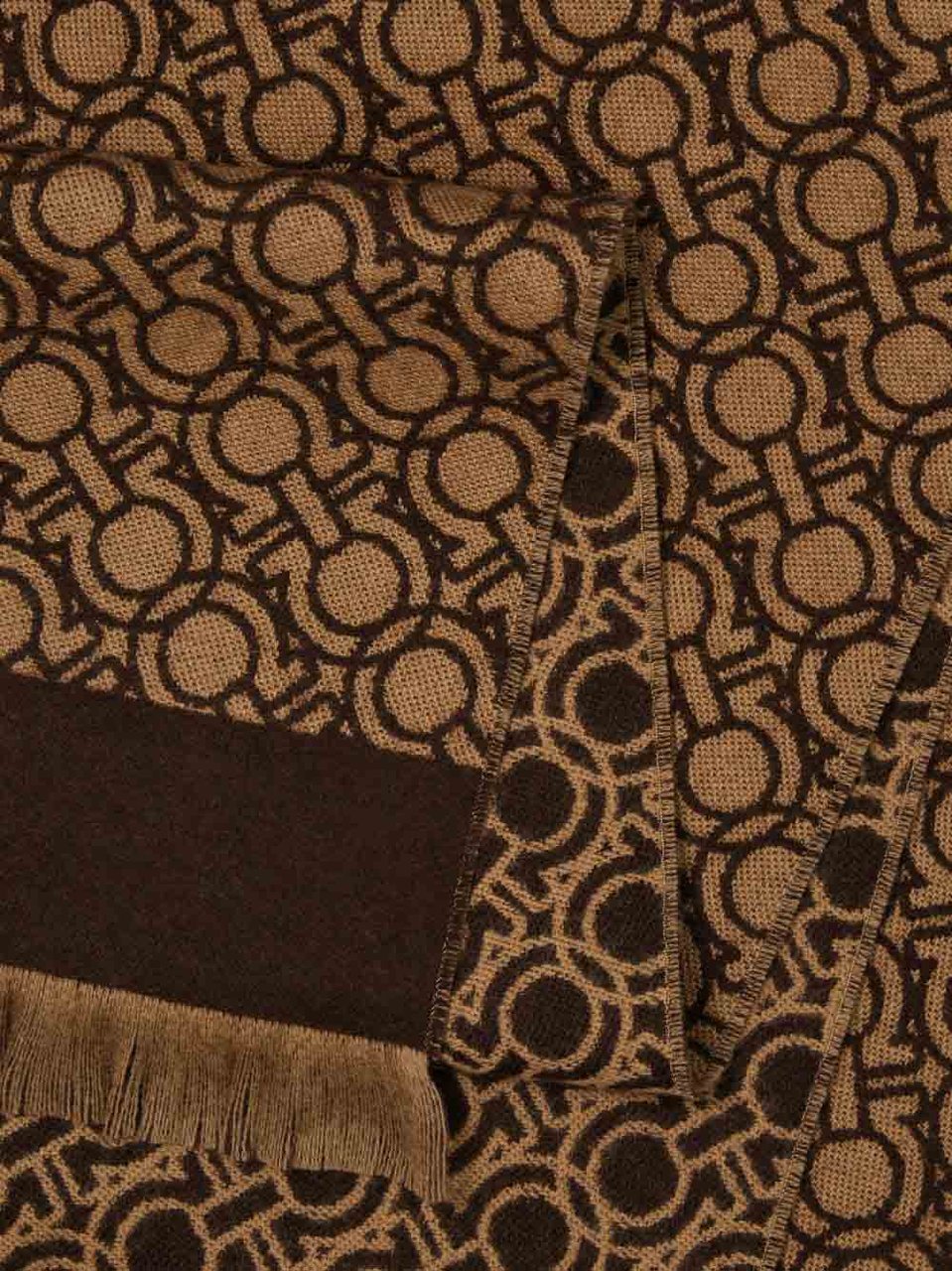 Ferragamo Scarfs Brown Beige