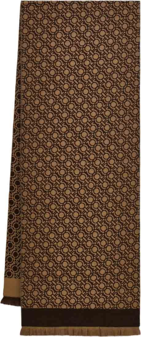 Ferragamo Scarfs Brown Beige