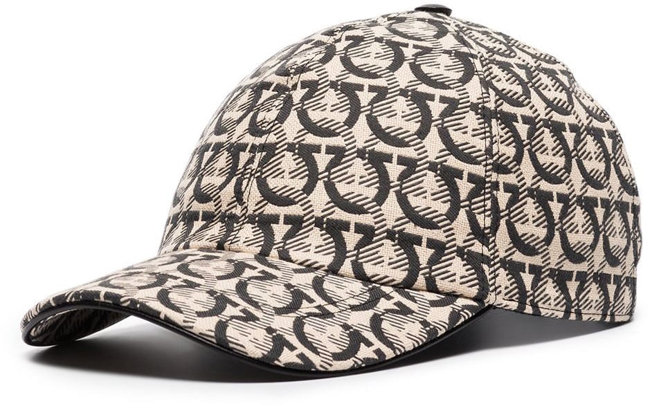 Ferragamo Hats Black Beige