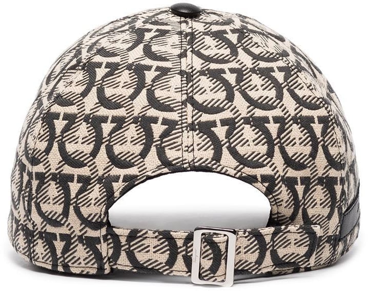 Ferragamo Hats Black Beige