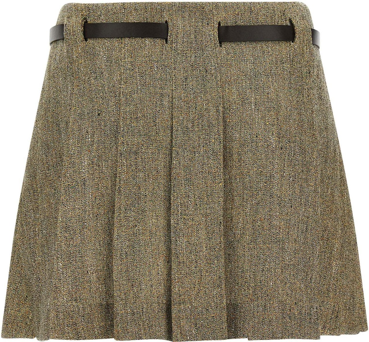 Ferragamo Multicolor Linen Long Skirt Divers