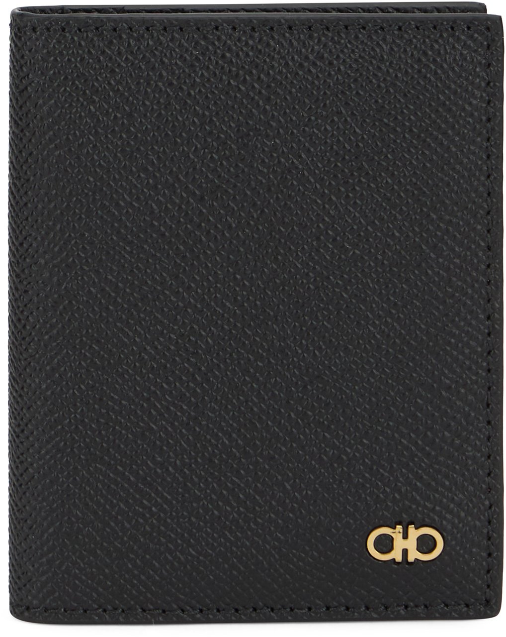 Ferragamo Compact wallet Gancini Zwart