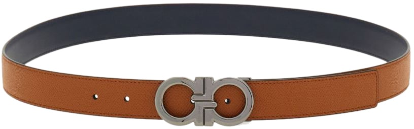 Ferragamo Belts Leather Brown Bruin