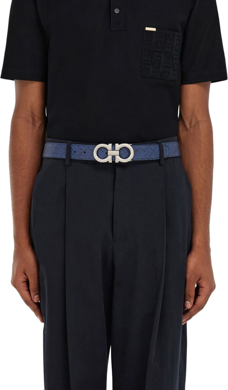 Ferragamo Belts Blue Blauw
