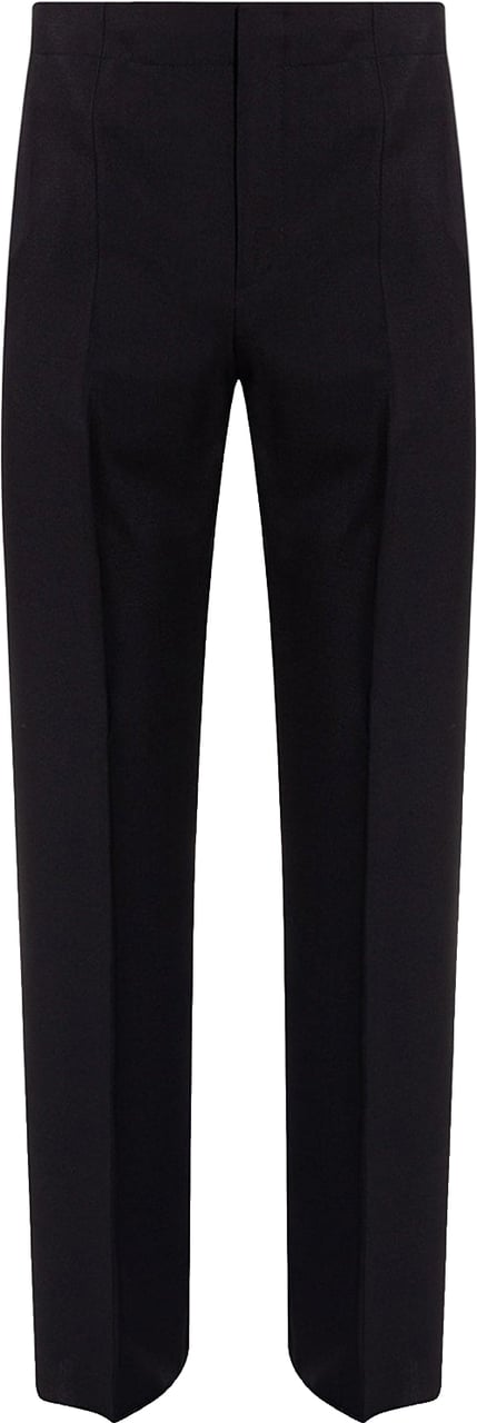 Ferragamo Salvatore Ferragamo Cotton And Silk Pants Blauw