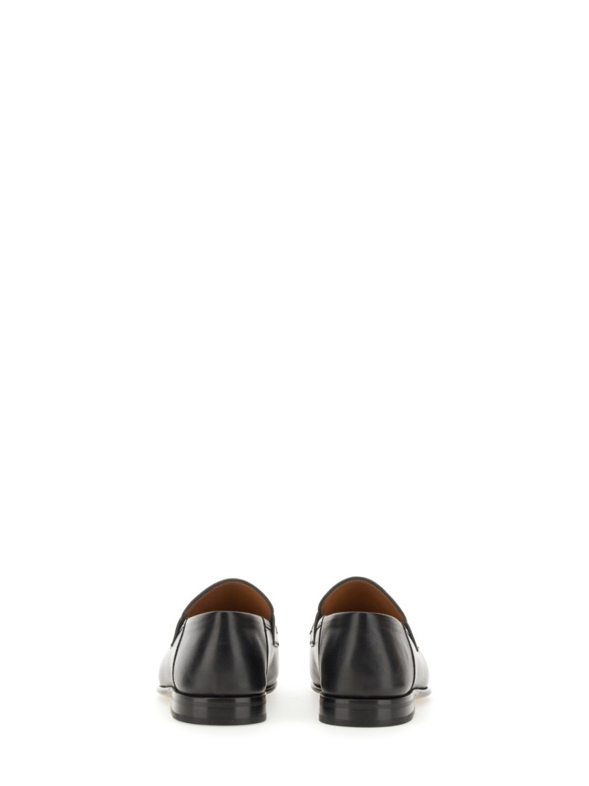 Ferragamo Gancini Moccasin Mule Zwart