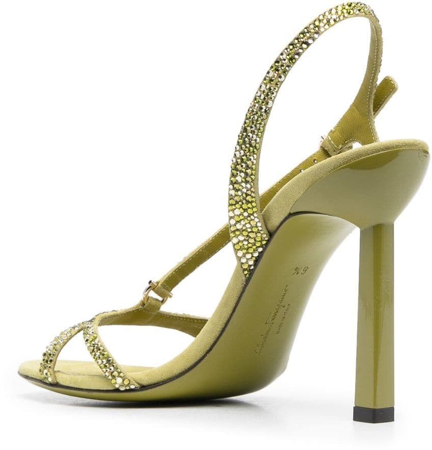 Ferragamo Sandals Green Groen