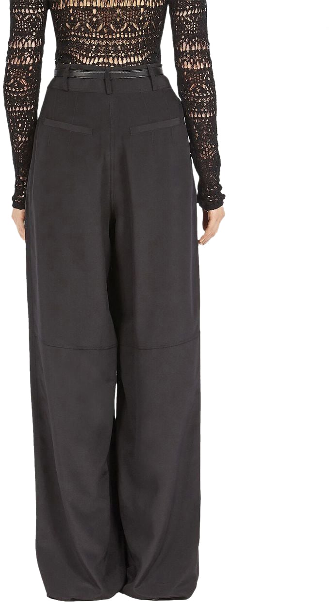 Ferragamo Trousers Black Zwart