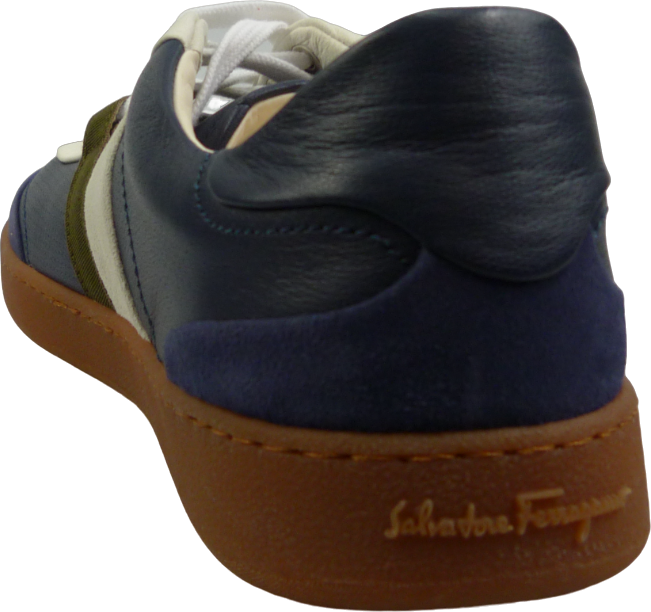 Ferragamo Sneakers Garda Low Navy Navy