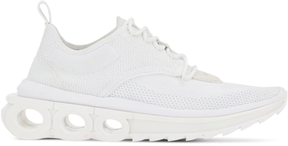 Ferragamo Nima Gancini Logo Runner Sneakers Wit