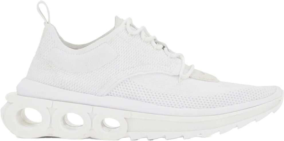 Ferragamo Nima Gancini Logo Runner Sneakers Wit