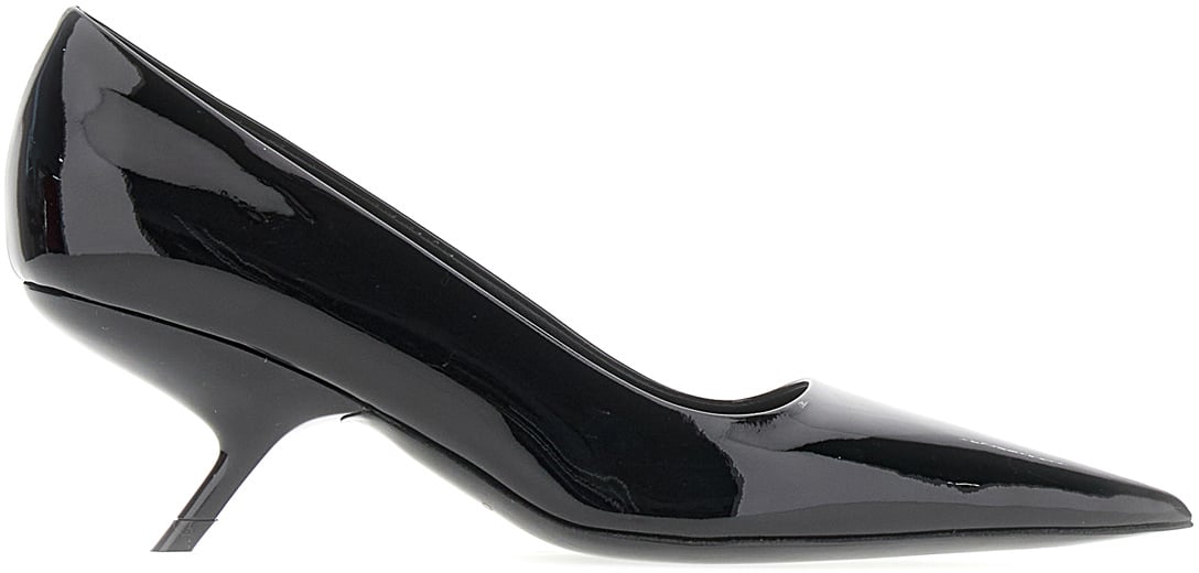 Ferragamo Ferragamo Black leather Eva pumps Zwart