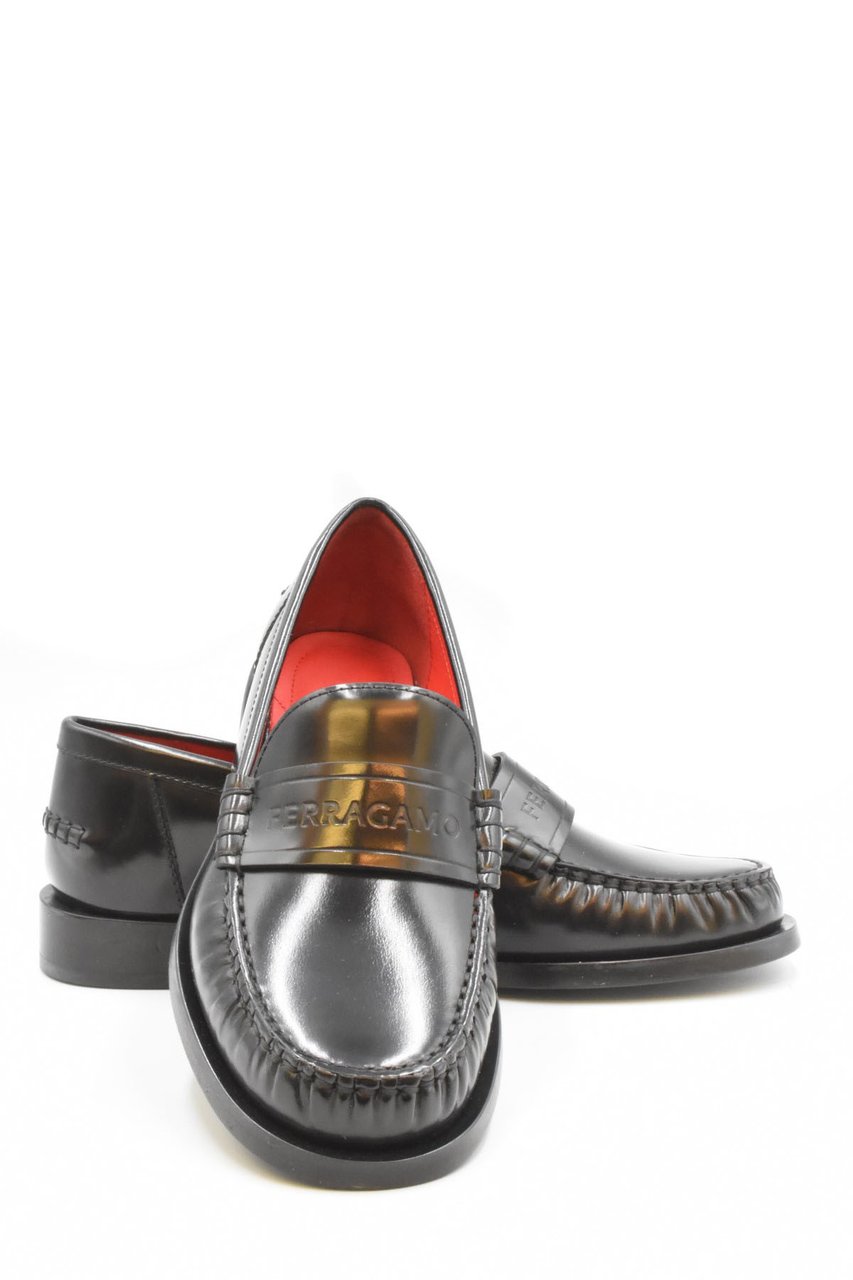 Ferragamo Moccasins Black Zwart