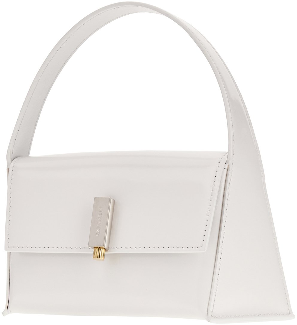 Ferragamo Ferragamo White leather mini handbag Wit