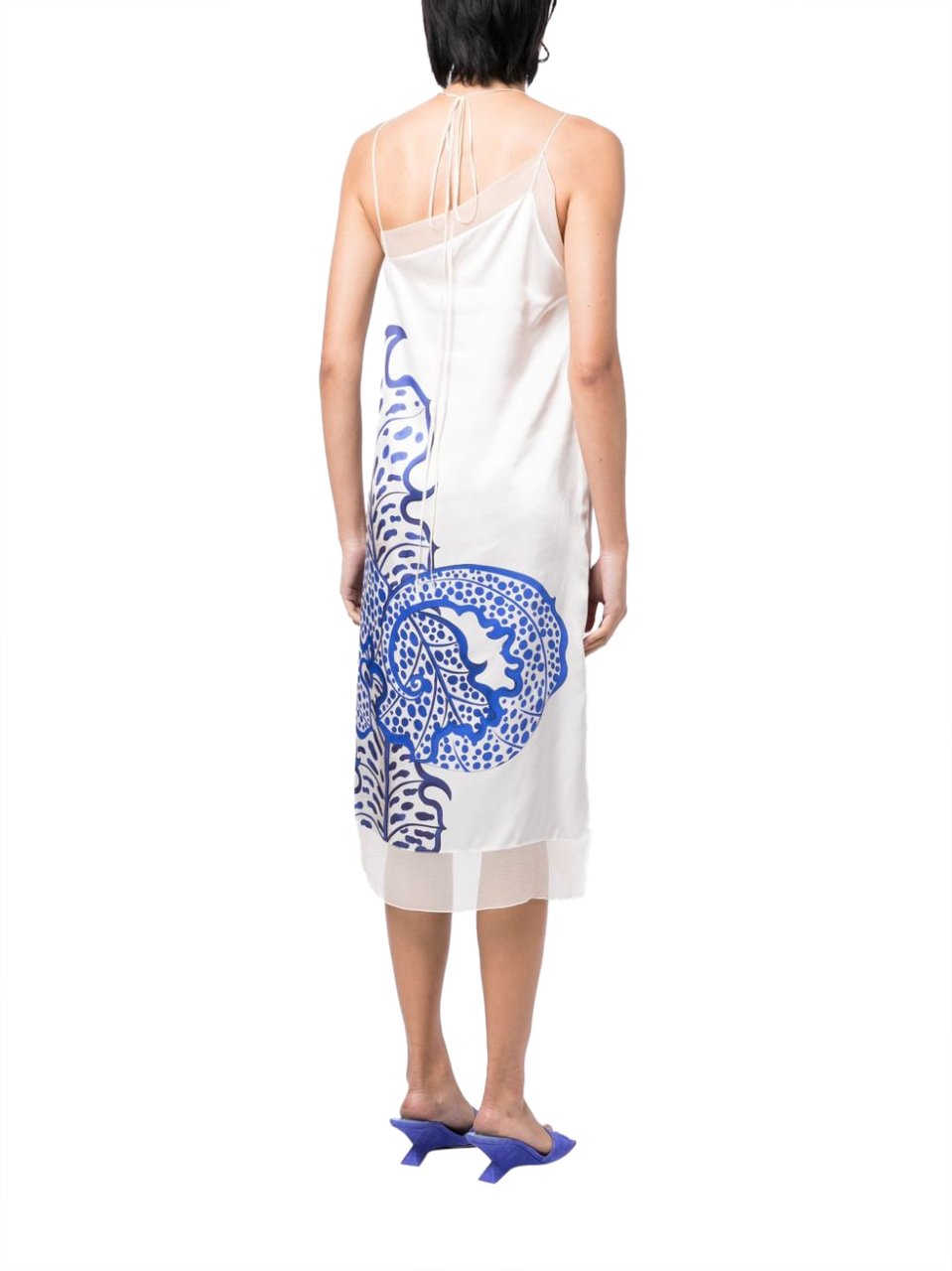 Ferragamo Dresses Blue Blauw