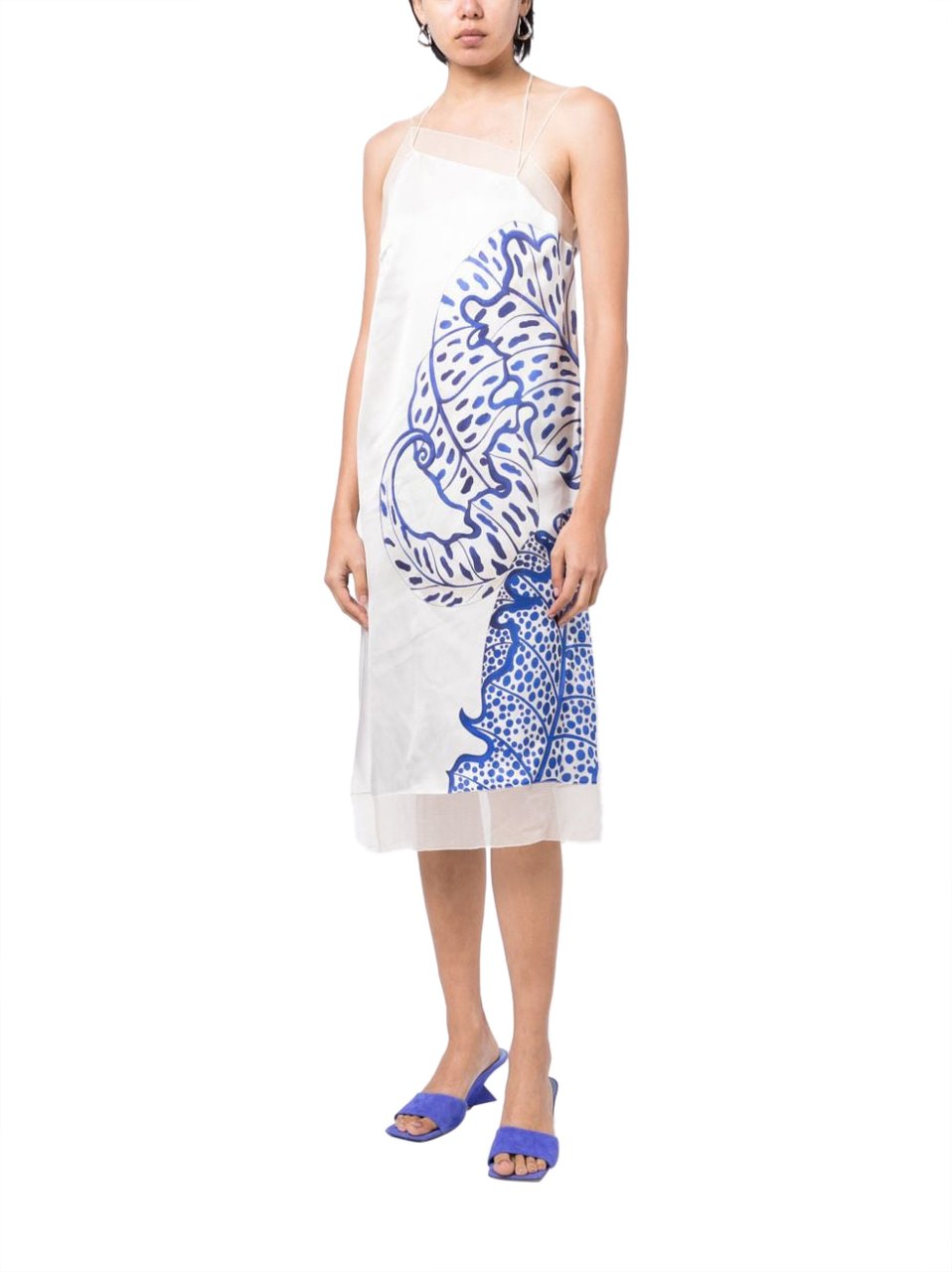 Ferragamo Dresses Blue Blauw