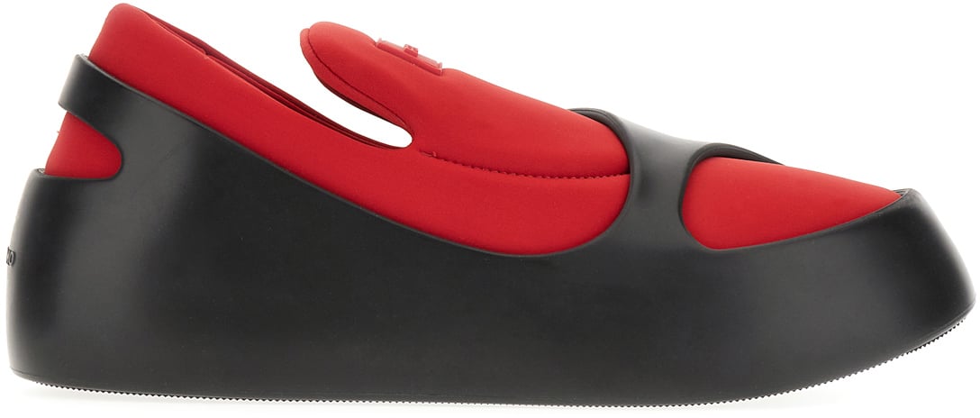 Ferragamo Ferragamo Two-tone neoprene and rubber slip ons Divers