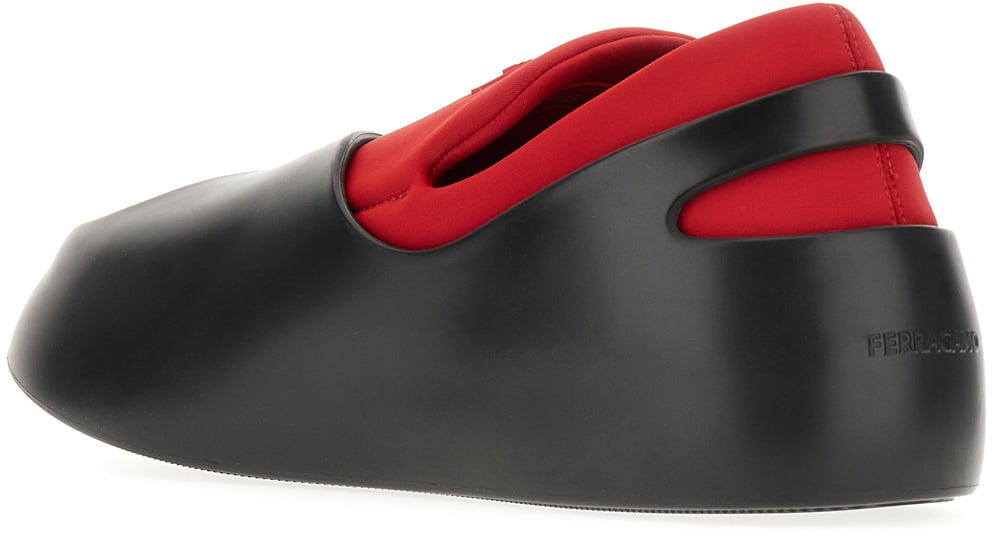 Ferragamo Ferragamo Two-tone neoprene and rubber slip ons Divers
