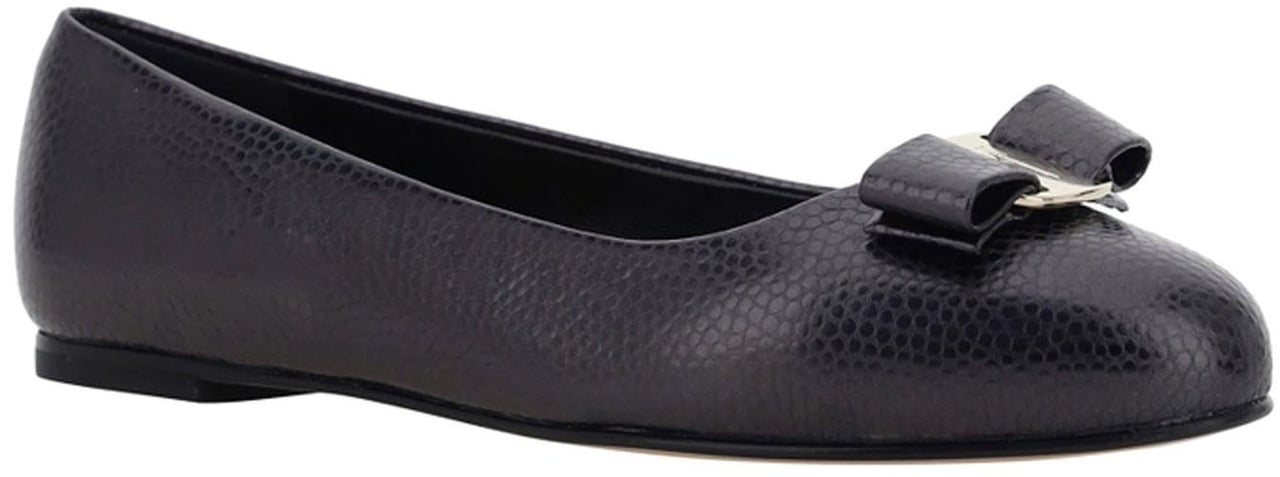 Ferragamo Salvatore Ferragamo Varina Ballerina Flats Zwart
