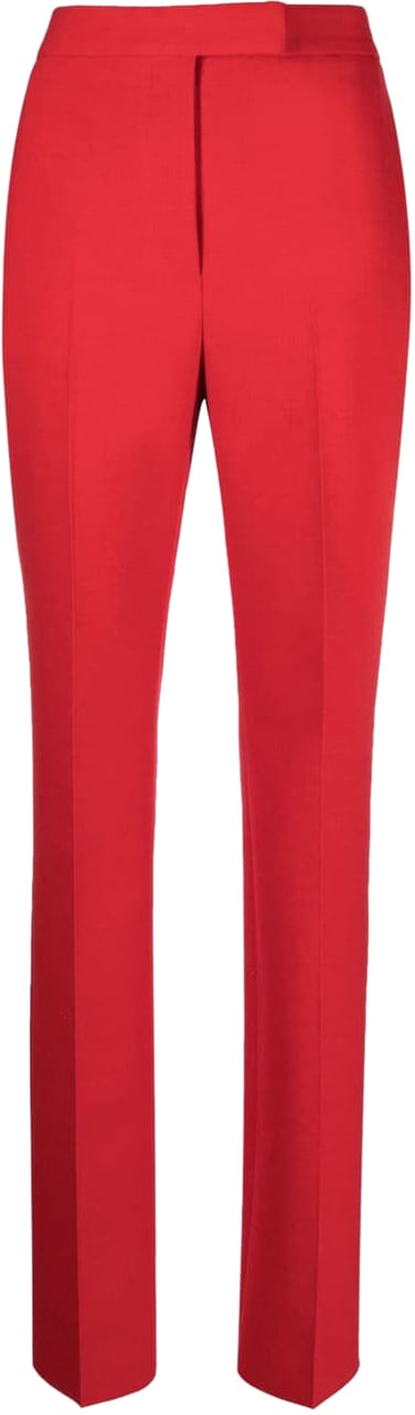 Ferragamo Trousers Red Rood