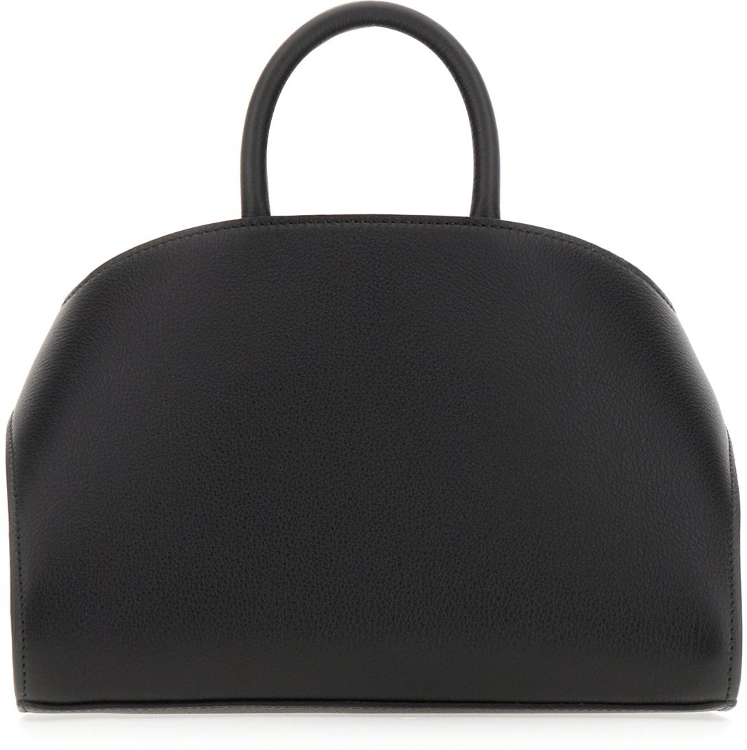 Ferragamo Ferragamo Black leather mini Hug handbag Zwart