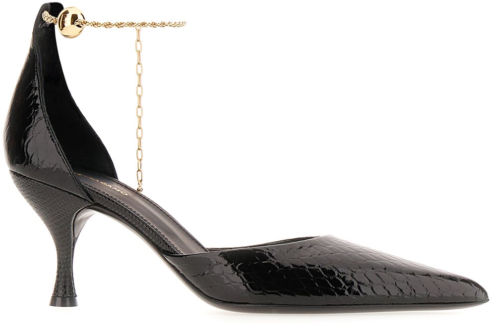Ferragamo Ferragamo Black leather Dana pumps Zwart