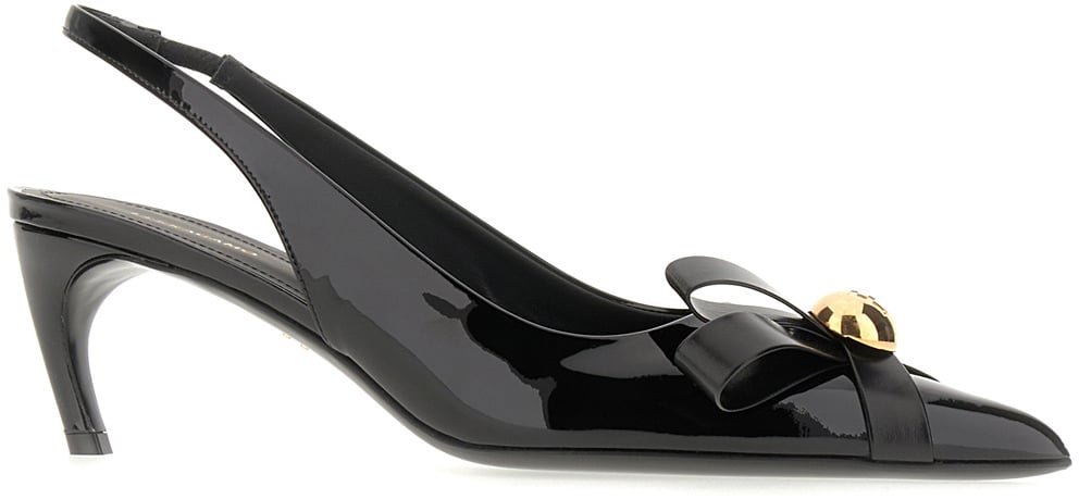 Ferragamo Ferragamo Black leather pumps Zwart