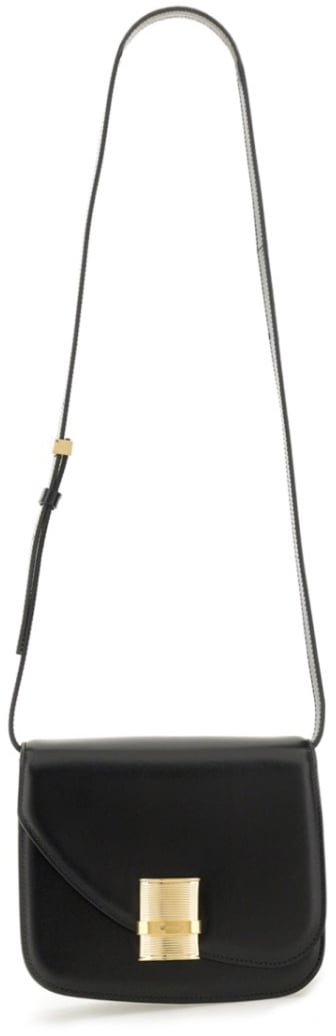 Ferragamo Shoulder Bag "Flame" Zwart