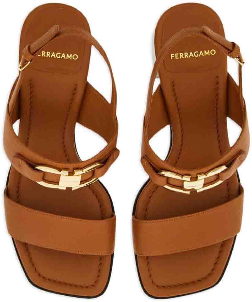 Ferragamo Sandals Brown Bruin