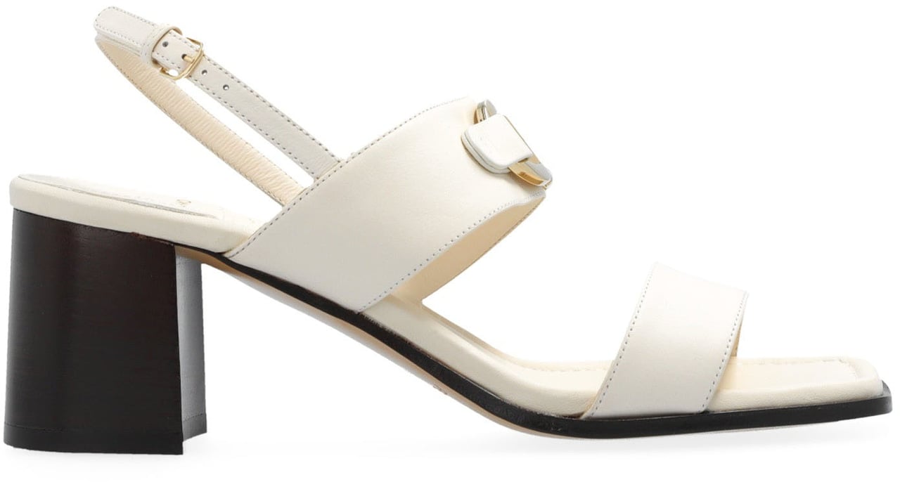 Ferragamo Salvatore Ferragamo Lou Leather Sandals Wit