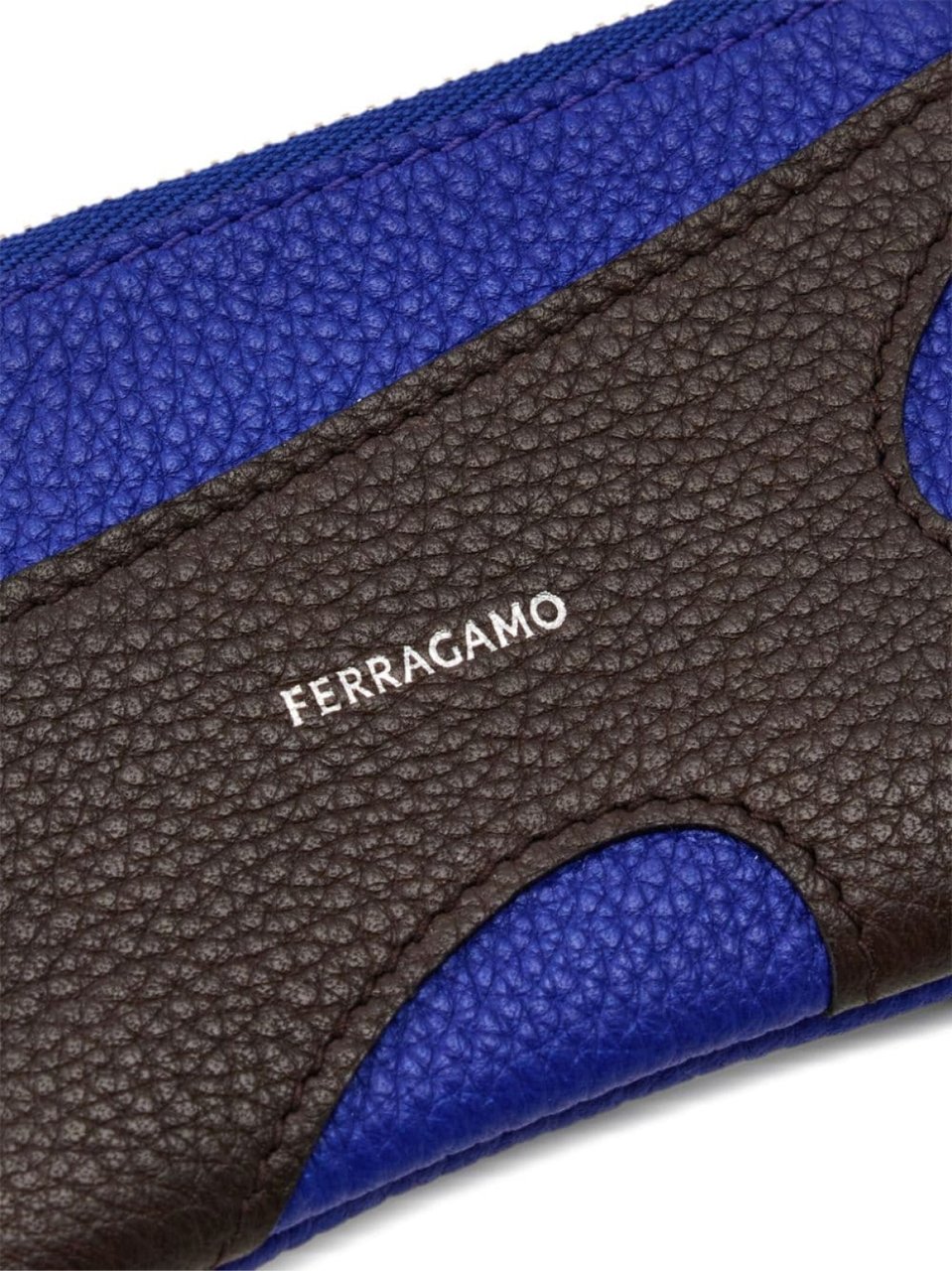Ferragamo Cut Out Credit Card Holder Divers