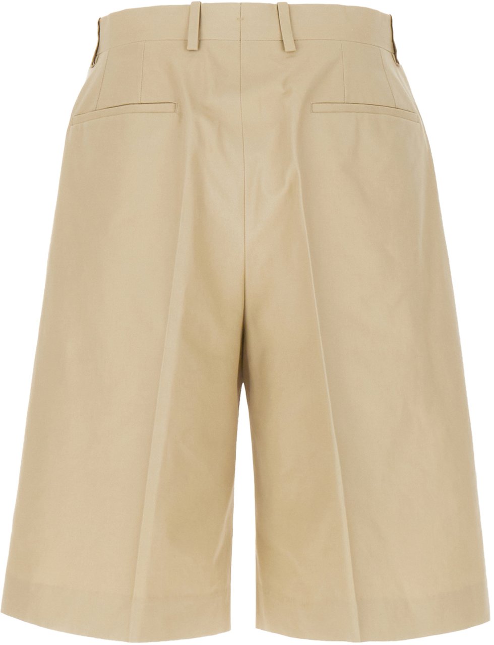 Ferragamo Ferragamo Cappuccino cotton bermuda shorts Beige