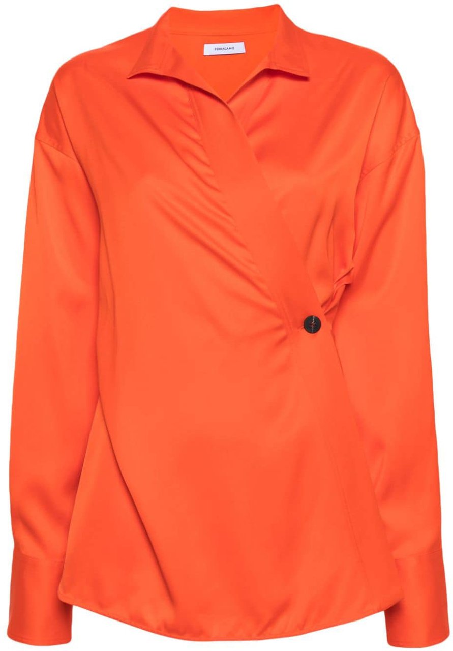 Ferragamo Top Mandarin Oranje