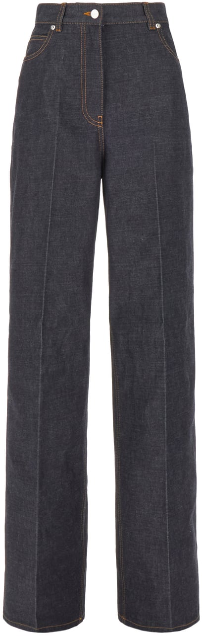 Ferragamo Ferragamo Dark blue denim jeans Blauw