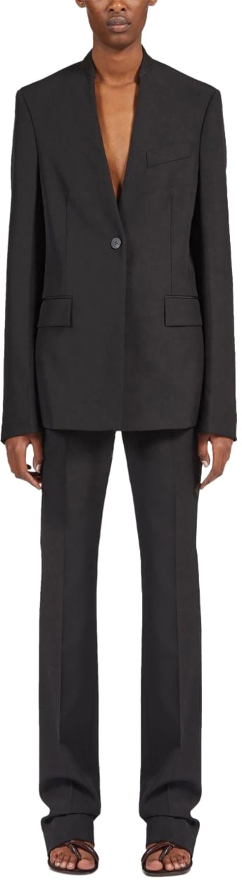 Ferragamo Trousers Black Zwart