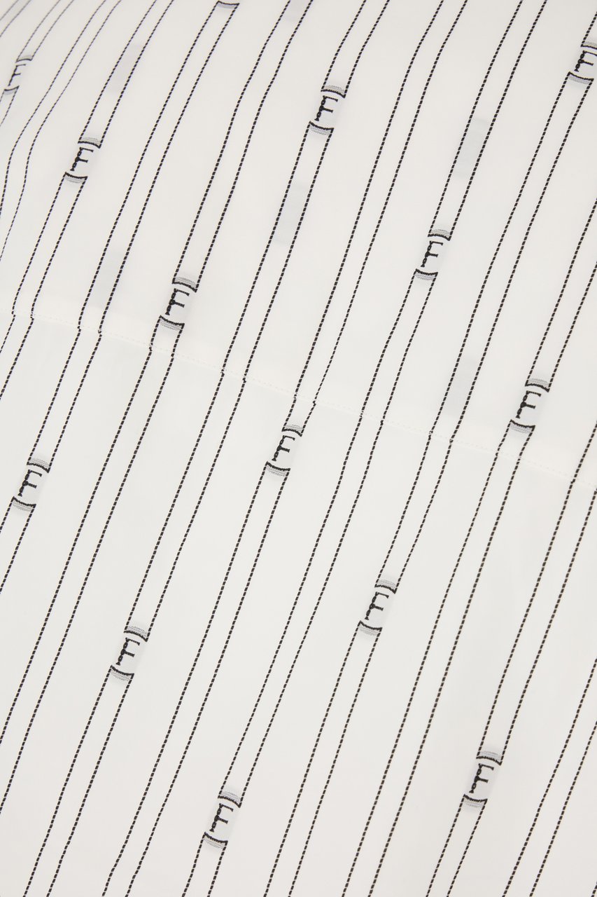 Ferragamo Ferragamo Embroidered poplin shirt Divers