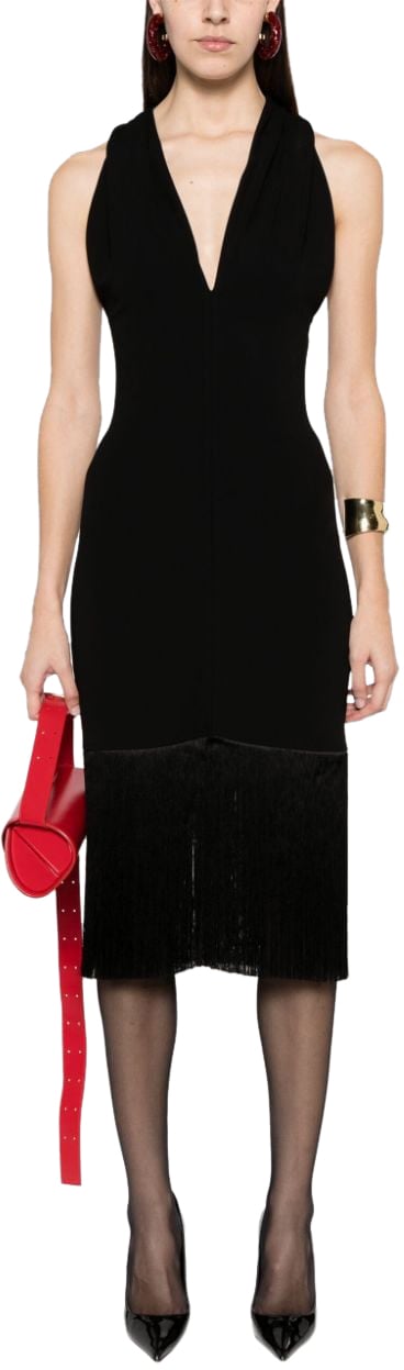 Ferragamo Dresses Black Zwart