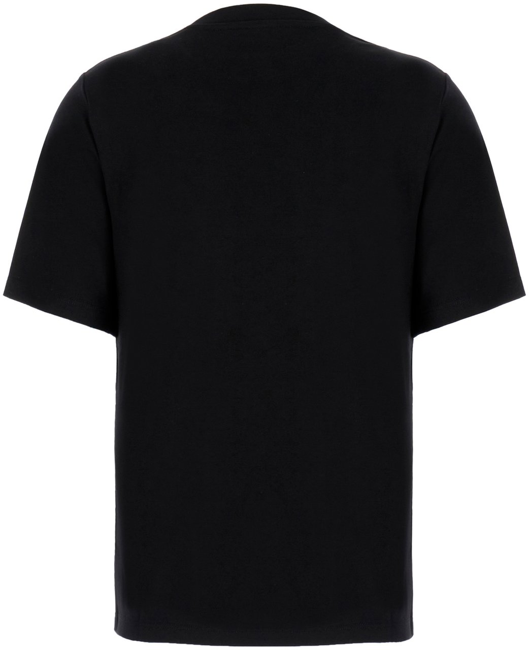 Ferragamo Ferragamo Black cotton t-shirt Zwart