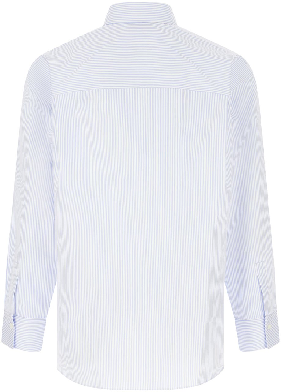 Ferragamo Ferragamo Embroidered poplin shirt Divers
