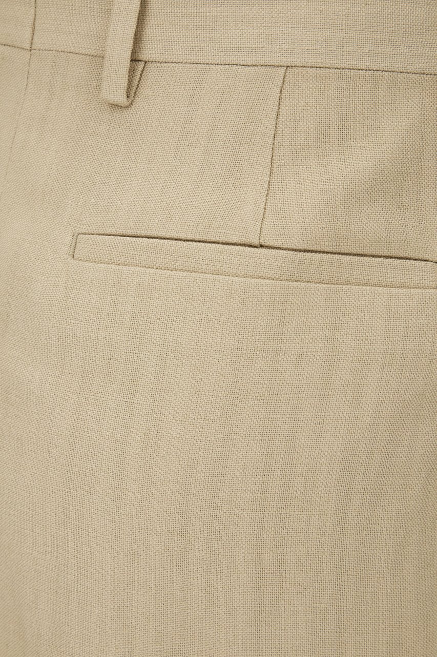 Ferragamo Ferragamo Sand viscose blend pants Neutraal