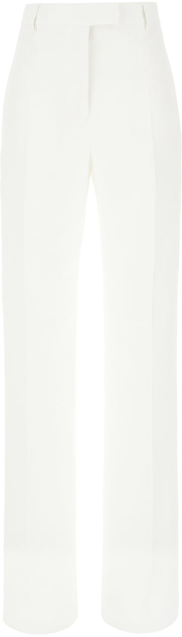 Ferragamo Ferragamo Ivory viscose blend pants Neutraal